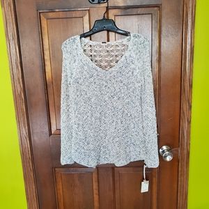 Poof Light Weight V-neck Sweater
